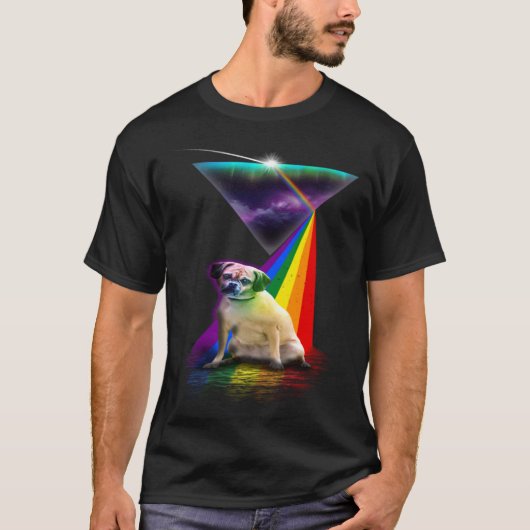Vintage Retro Prism Puggle Tシャツ (正面)