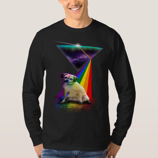 Vintage Retro Prism Puggle Tシャツ (正面)