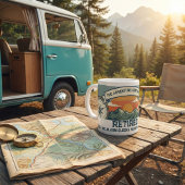 Vintage Retro Retirement Adventure コーヒーマグカップ