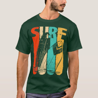 Vintage Retro Surfer Surfing Gift For Men And Wome Tシャツ