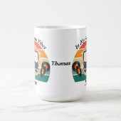 vintage retro vinyl Mug コーヒーマグカップ (中央)