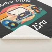 vintage retro vinyl Sherpa Blanket シェルパブランケット (3/4)