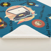 vintage retro vinyl Sherpa Blanket シェルパブランケット (3/4)