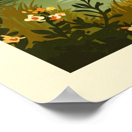 Vintage Richardson Texas ポスター (角)