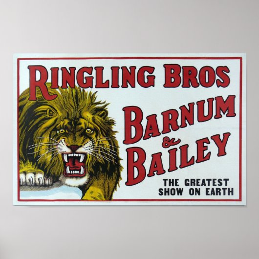 Vintage Ringling Bros. Poster ポスター (正面)
