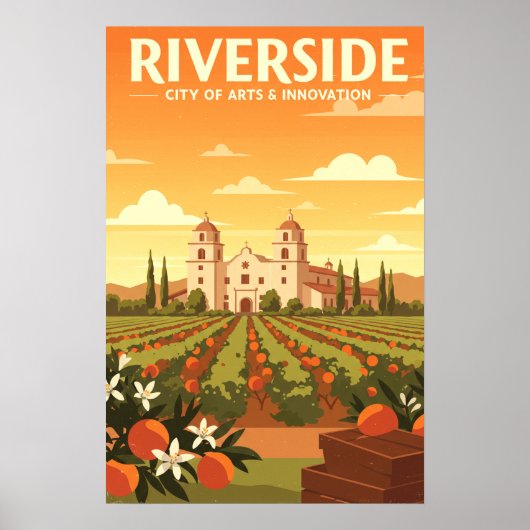 Vintage Riverside ポスター (正面)