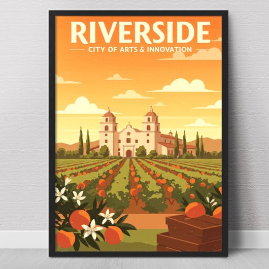 Vintage Riverside ポスター