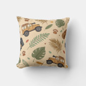 Vintage Road Trip Pattern (3) クッション (正面)