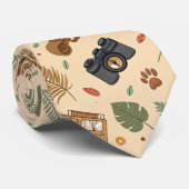 Vintage Road Trip Pattern (3) ネクタイ (ロール)