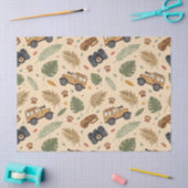 Vintage Road Trip Pattern (3) 薄葉紙 (クラフト)