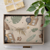 Vintage Road Trip Pattern (3) 薄葉紙 (ギフト)