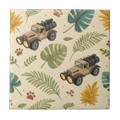 Vintage Road Trip Pattern (4) タイル (正面)