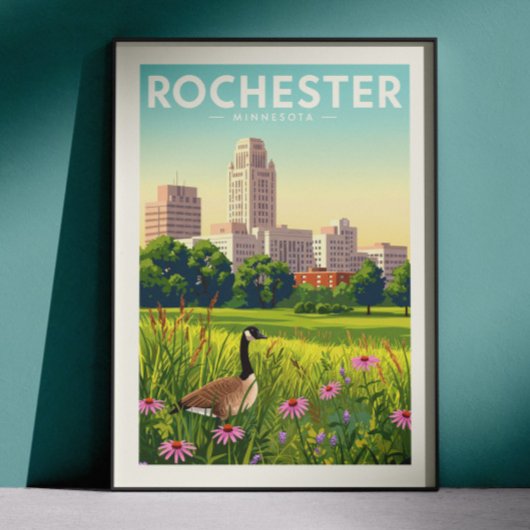 Vintage Rochester Minnesota ポスター