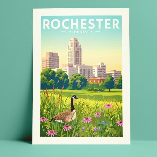 Vintage Rochester Minnesota ポストカード