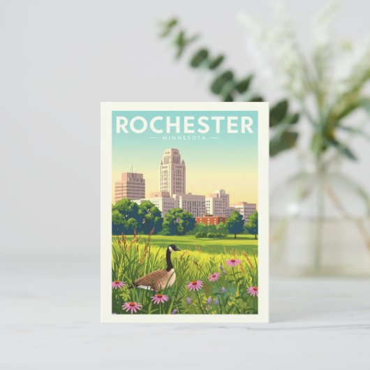 Vintage Rochester Minnesota ポストカード (スタンド正面)