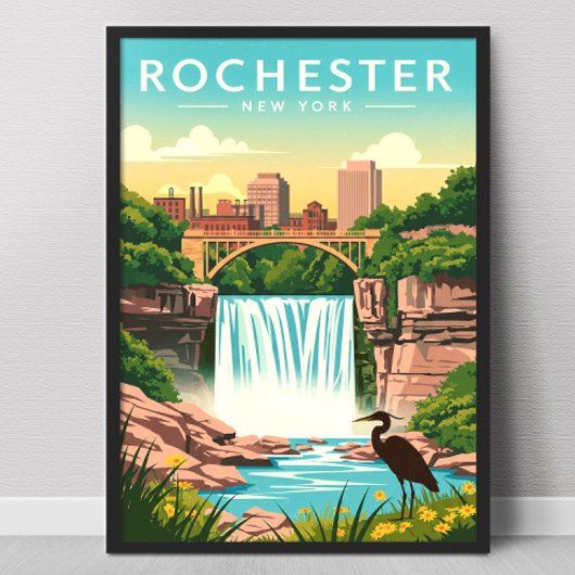 Vintage Rochester New York ポスター
