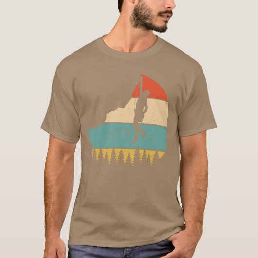 Vintage Rock Climbing friends Tシャツ (正面)