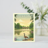 Vintage Rockford Illinois ポストカード (スタンド正面)