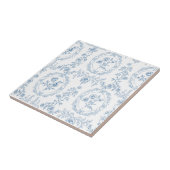Vintage Rococo Flowers Floral Pattern タイル (側面)