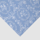 Vintage Rococo Flowers Floral Pattern 薄葉紙 (詳細)