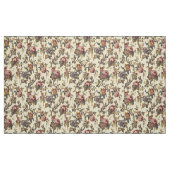 Vintage Rococo Revival Chinoiserie Pattern ファブリック (ファットクウォーター)