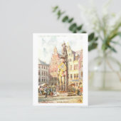 Vintage Roland Statue, Bremen, Germany ポストカード (スタンド正面)