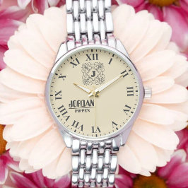 Vintage Roman Numeral Monogram Classic  腕時計