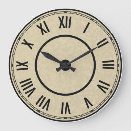 Vintage Roman Numerals Clock ラージ壁時計