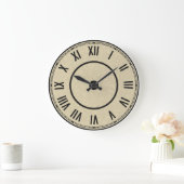 Vintage Roman Numerals Clock ラージ壁時計 (ホーム)