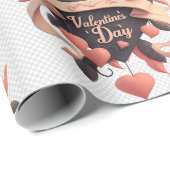 vintage romance valentine wrapping paper ラッピングペーパー (ロールコーナー)