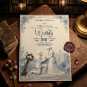 Vintage Romantic Chapel Wedding 招待状