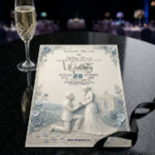 Vintage Romantic Chapel Wedding 招待状