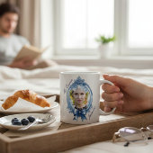 vintage Romantic "My Queen " Photo Mug  コーヒーマグカップ