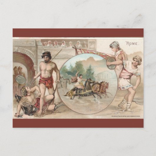 Vintage Rome Italy ポストカード (正面)