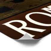 Vintage Rome Poster ポスター (角)