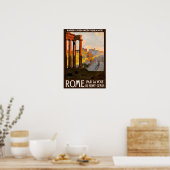 Vintage Rome Poster ポスター (キッチン)