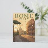Vintage Rome Travel ポストカード (スタンド正面)