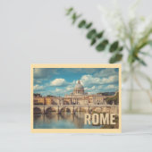 Vintage Rome Travel ポストカード (スタンド正面)