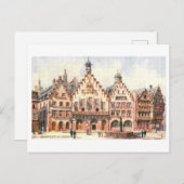 Vintage Romer in Frankfurt, Germany ポストカード (正面/裏面)