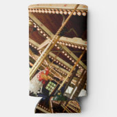 Vintage Rooster Carousel スリム缶クーラー (裏面)