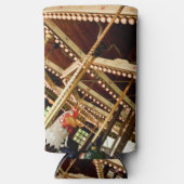 Vintage Rooster Carousel スリム缶クーラー (正面)