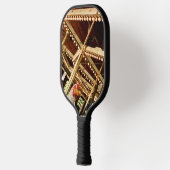 Vintage Rooster Carousel ピックルボールラケット (左)