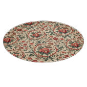 Vintage Rose & Bird Pattern Romantic Art Nouveau カッティングボード (角)
