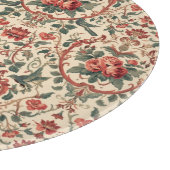 Vintage Rose & Bird Pattern Romantic Art Nouveau カッティングボード (角)