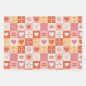 Vintage rose classic romantic ラッピングペーパーシート (正面3)