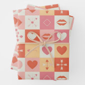 Vintage rose classic romantic ラッピングペーパーシート (インサイチュ)