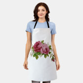 Vintage Rose Elegance エプロン (着用した状態)
