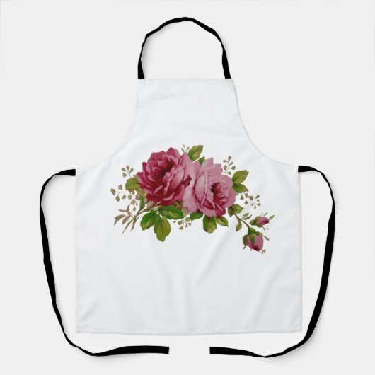 Vintage Rose Elegance エプロン (正面)