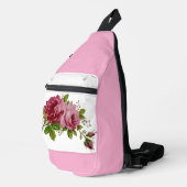 Vintage Rose Elegance  スリングバッグ (右コーナー)