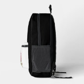 Vintage Rose Elegance  プリントバックパック (右)